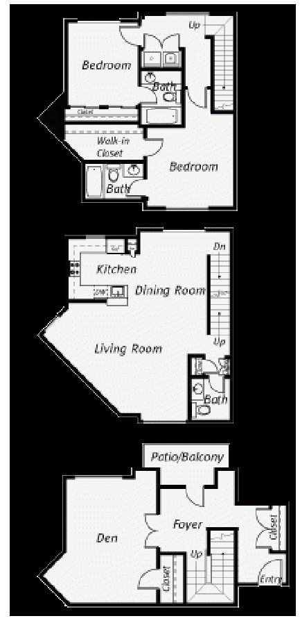 Salix Juanita Village_Kirkland WA_Floor Plan_Two Bedroom Two and a Half Bathroom Townhouse A Salix Juanita Village_Kirkland WA_Floor Plan_Two Bedroom Two and a Half Bathroom Townhouse A